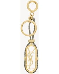 Saint Laurent - Cassandre Cable Bag Charm - Lyst