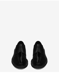 Saint Laurent - Army Derbies In Patent Leather - Lyst