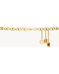 Saint Laurent - Charm Chain Belt - Lyst