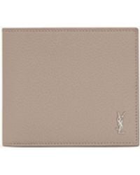 Saint Laurent - Tiny Cassandre Portefeuille East/West En Cuir Grainé - Lyst