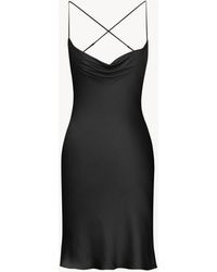 Saint Laurent - Backless Cowl Dress - Lyst