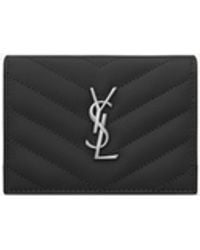 Saint Laurent - "Cassandre Matelassè" Cards Holder - Lyst