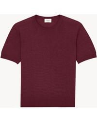 Saint Laurent - Crewneck T-Shirt - Lyst