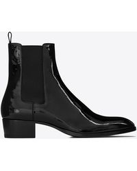 wyatt chelsea boot in smooth leather