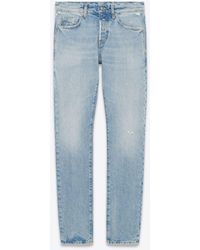 Saint Laurent - Slim-fit-jeans aus denim - Lyst
