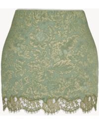 Saint Laurent - Baroque Mini Skirt - Lyst