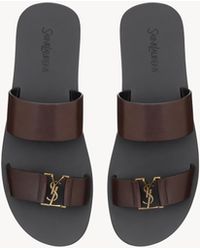 Saint Laurent - Babylone Slides - Lyst