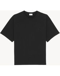 Saint Laurent - Cassandre Oversized T-Shirt - Lyst