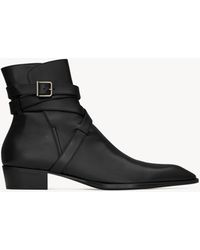 Saint Laurent - Aurelien Jodhpur Boots - Lyst