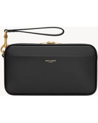 Saint Laurent - Mini Travel Pouch - Lyst