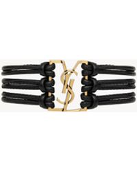 Saint Laurent - Babylone Cord Bracelet - Lyst