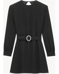 Saint Laurent - Abito Mini - Lyst