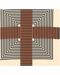 Saint Laurent - Sciarpa Quadrata - Lyst