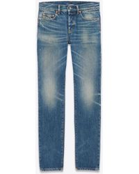Saint Laurent - Slim-fit Jeans - Lyst