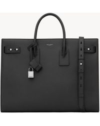 Saint Laurent - Sac De Jour Large In Grained Leather - Lyst