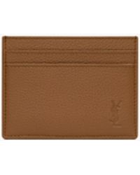Saint Laurent - Cassandre Shadow Cardholder - Lyst