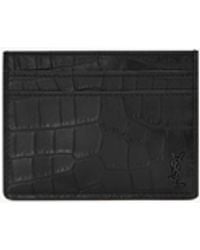 Saint Laurent - Mini Cassandre Cardholder - Lyst