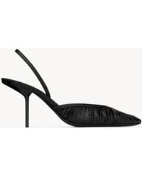 Saint Laurent - Folie Slingback Pumps - Lyst