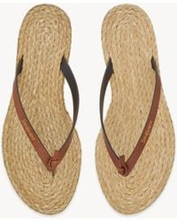 Saint Laurent - Pool Flip-Flops - Lyst