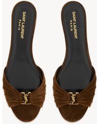 Saint Laurent - Babylone Slides - Lyst