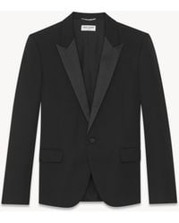 Saint Laurent - Single-Breasted Tuxedo Jacket - Lyst
