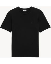 Saint Laurent - カサンドラ Tシャツ（ピケ） ブラック - Lyst