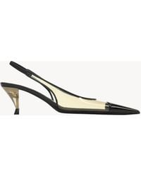 Saint Laurent - Fanny Slingback Pumps - Lyst