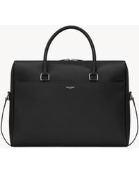 Saint Laurent - Duffle Porte-documents En Cuir Embossé Grain De Poudre - Lyst