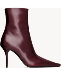 Saint Laurent - Ashley Booties - Lyst
