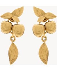 Saint Laurent - Cherry Earrings - Lyst