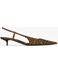Saint Laurent - Secret Slingback Pumps - Lyst