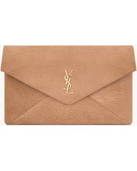 Saint Laurent - Cassandre Large Envelope Pouch - Lyst