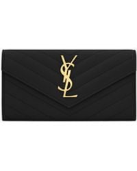 Saint Laurent - Wallets Black - Lyst