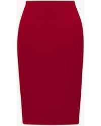 Saint Laurent - Saint Laone Sizerent ペンシルスカート（サテン） - Lyst