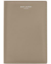 Saint Laurent - Paris Passport Case - Lyst