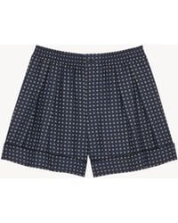 Saint Laurent - Pajama Shorts - Lyst