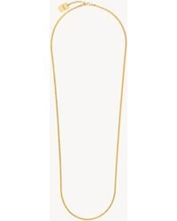Saint Laurent - Collier Chaîne Long En Métal - Lyst