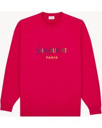 Saint Laurent - Paris Sweatshirt - Lyst