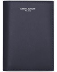 Saint Laurent - Porta Carte Di Credito Paris - Lyst