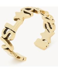 Saint Laurent - Ysl Paris Cuff - Lyst