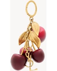 Saint Laurent - Cassandre Cherry Bag Charm - Lyst
