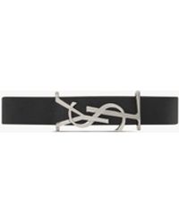 Saint Laurent - カサンドラ ブレスレット（レザー） ブラック - Lyst