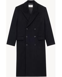 Saint Laurent - Saint Laone Sizerent Long Coat - Lyst