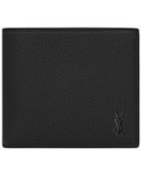 Saint Laurent - Cassandre Shadow East/West Wallet With Coin Purse - Lyst