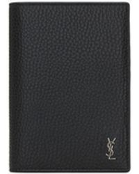 Saint Laurent - Tiny Cassandre Passport Holder - Lyst