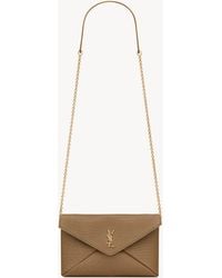 Saint Laurent - Cassandre Petite Pochette À Chaine En Cuir D'Agneau - Lyst