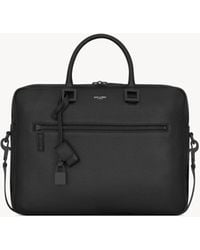 Saint Laurent - Aktentasche Sac De Jour Aus Leder - Lyst