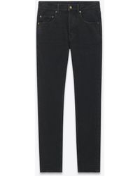 Saint Laurent - Baggy-jeans aus denim - Lyst