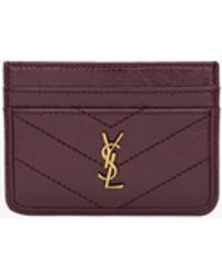 Saint Laurent - Niki Card Case - Lyst