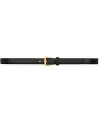 Saint Laurent - Trapezoid Thin Belt - Lyst